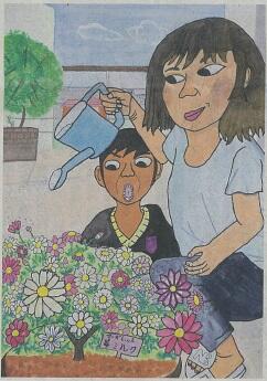 ６年特賞「お母さんの朝活」