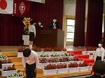 卒業証書授与の様子です。