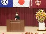 閉式の言葉（教頭）